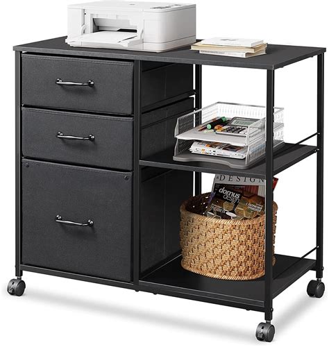 devaise 3-drawer file cabinet steel moblie storage cabine|rolling 3 drawer file cabinet.